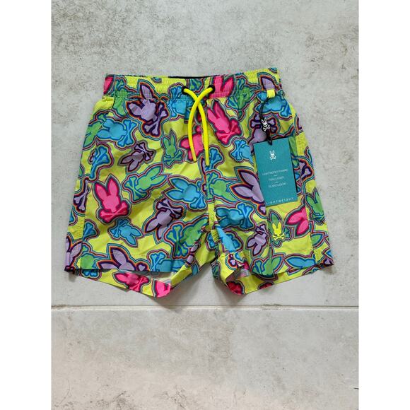 Psycho Bunny Maybrook Swim Trunks Size 4 NWTs - Picture 2 of 5